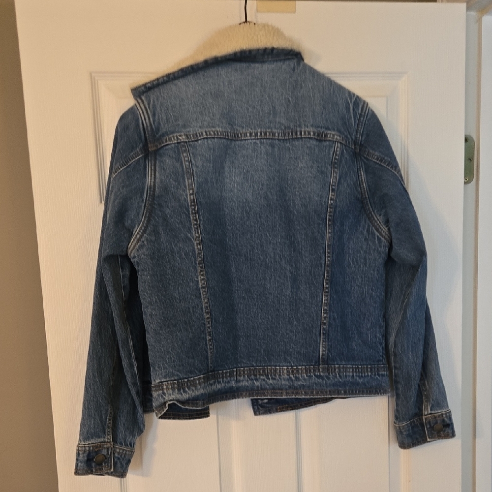Universal Thread Cream Sherpa Jacket - Picture 4 of 7